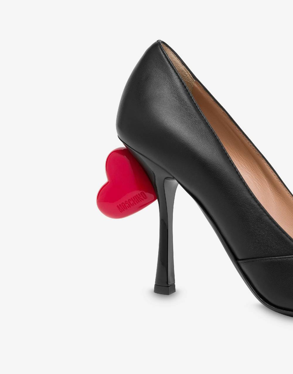 Love Moschino Décolleté in nappa Sweet Heart Promozione Limitata
