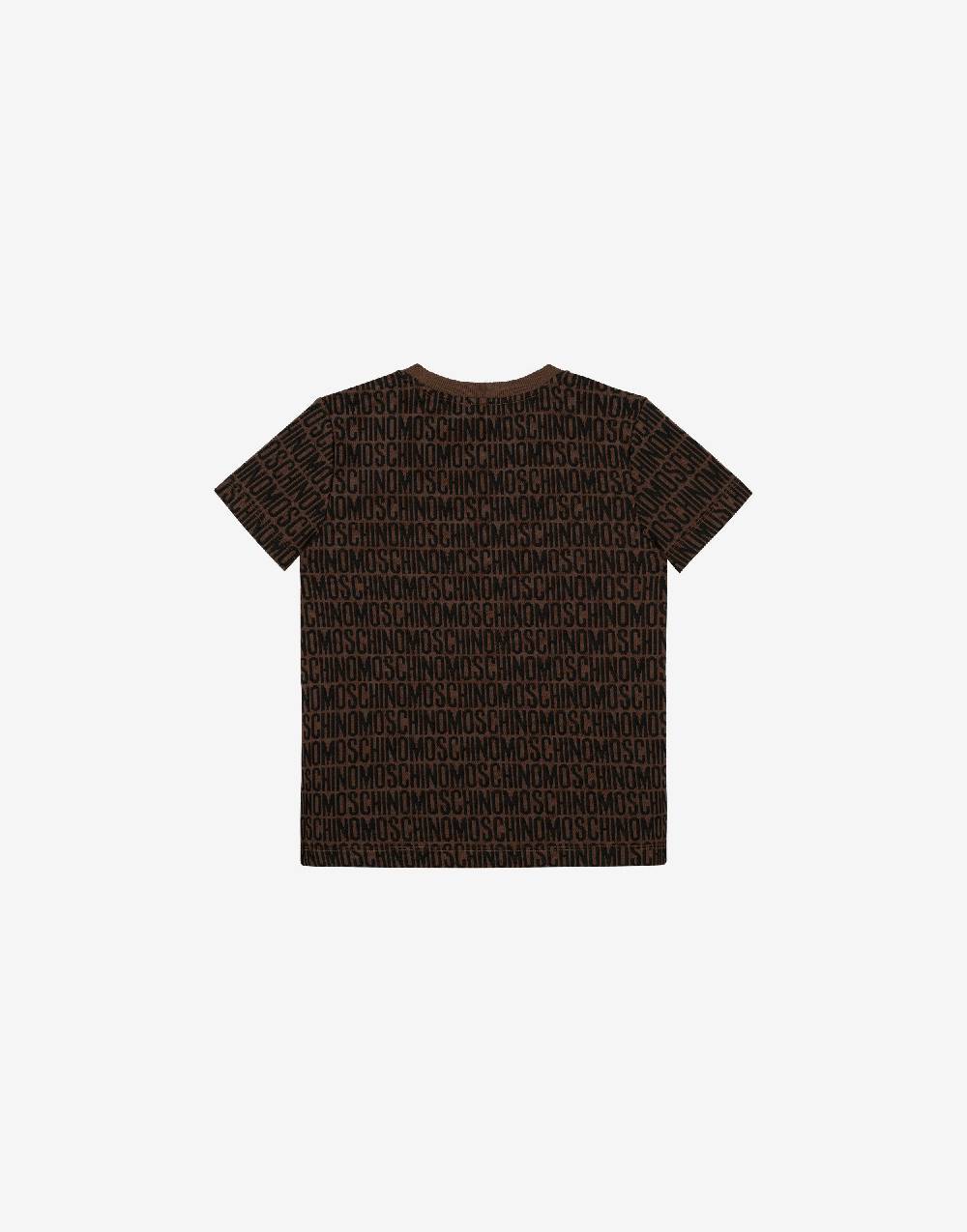 Love Moschino T-shirt in jersey Allover Logo Outlet