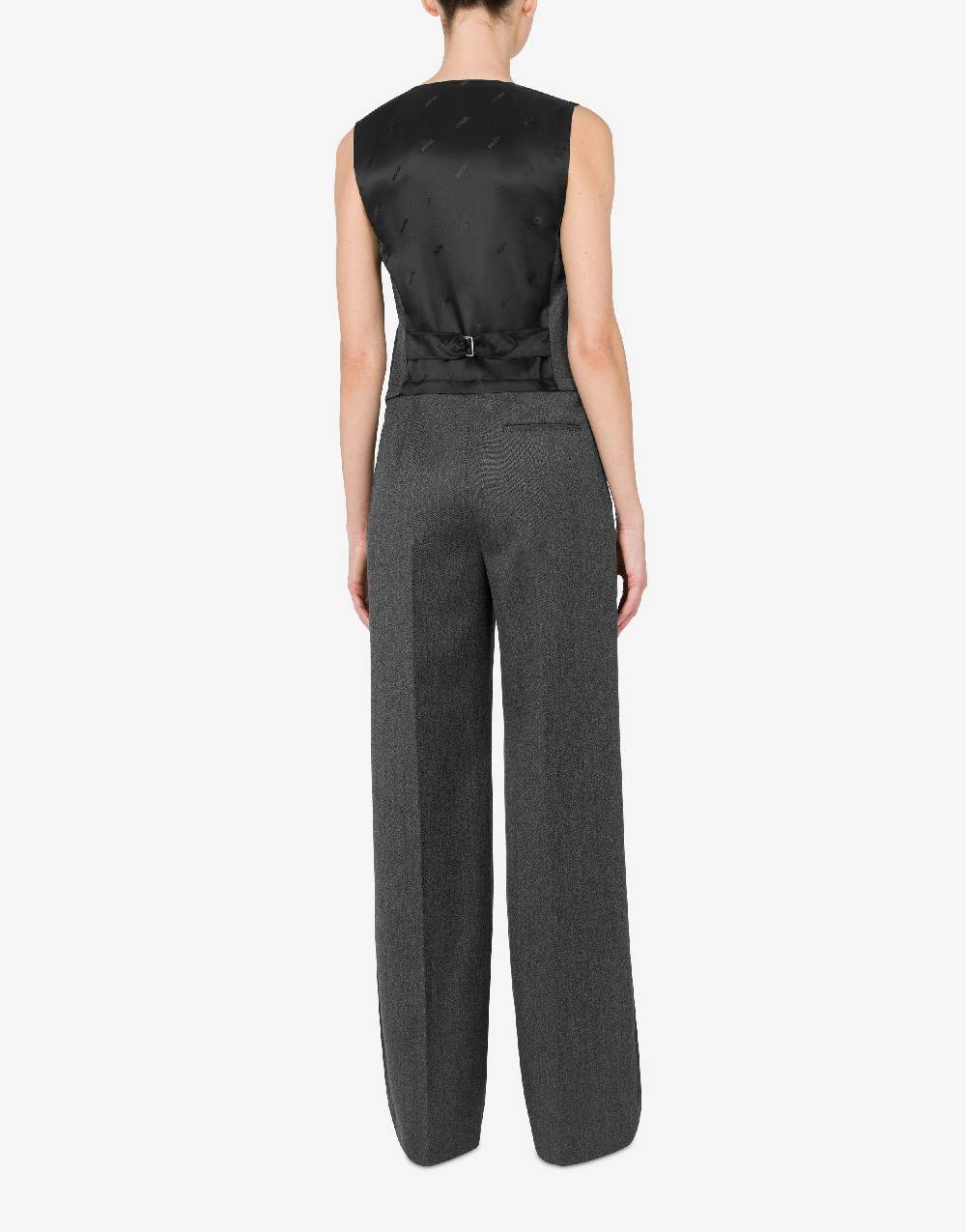 Love Moschino Tuta in grain poudre di lana Moda