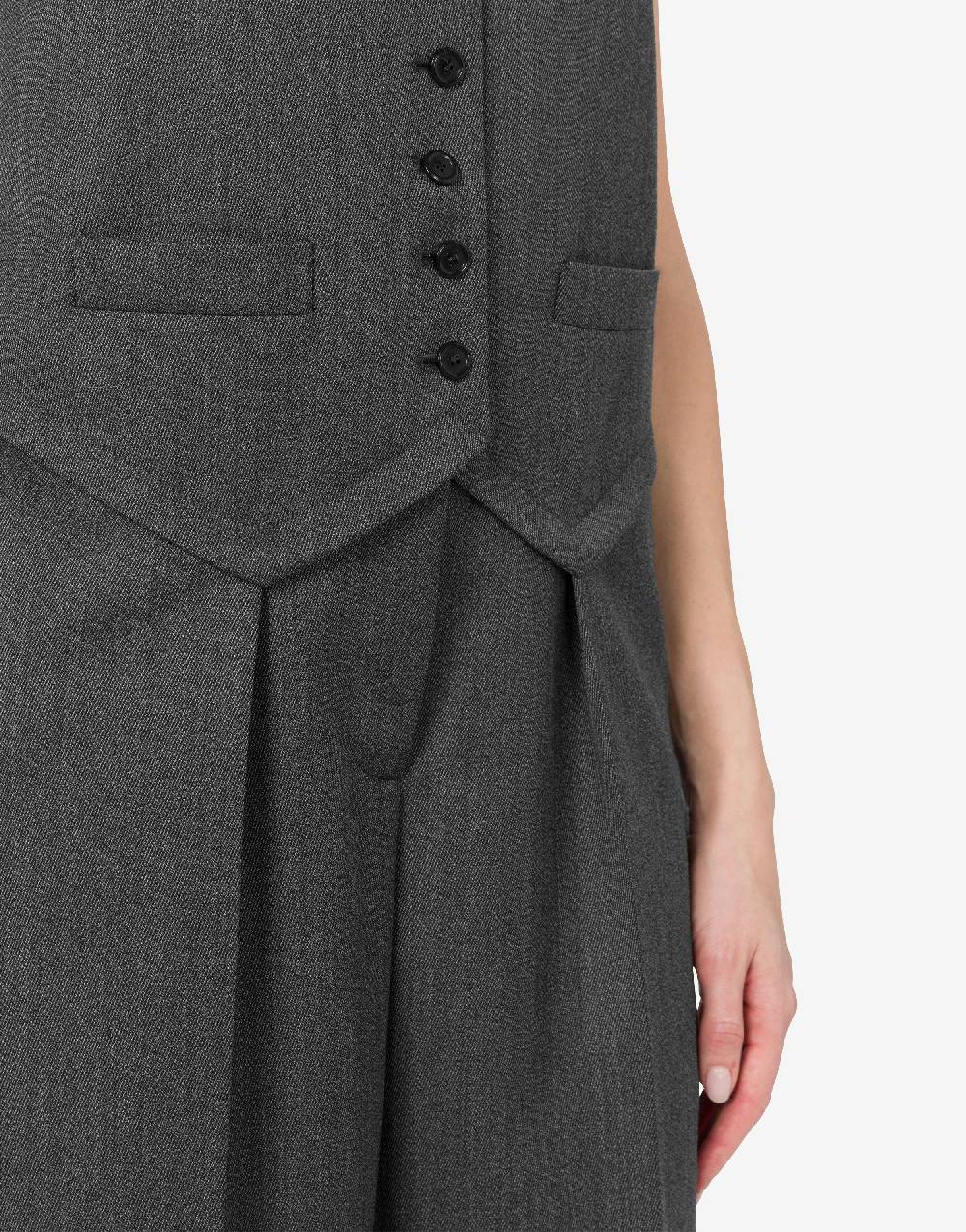 Love Moschino Tuta in grain poudre di lana Moda
