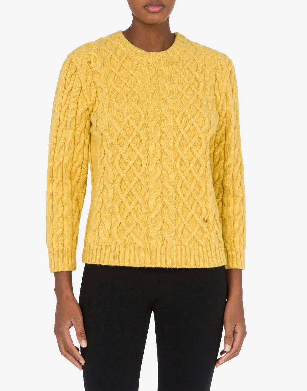 Love Moschino Pullover in shetland Golden M Fino Al -60%