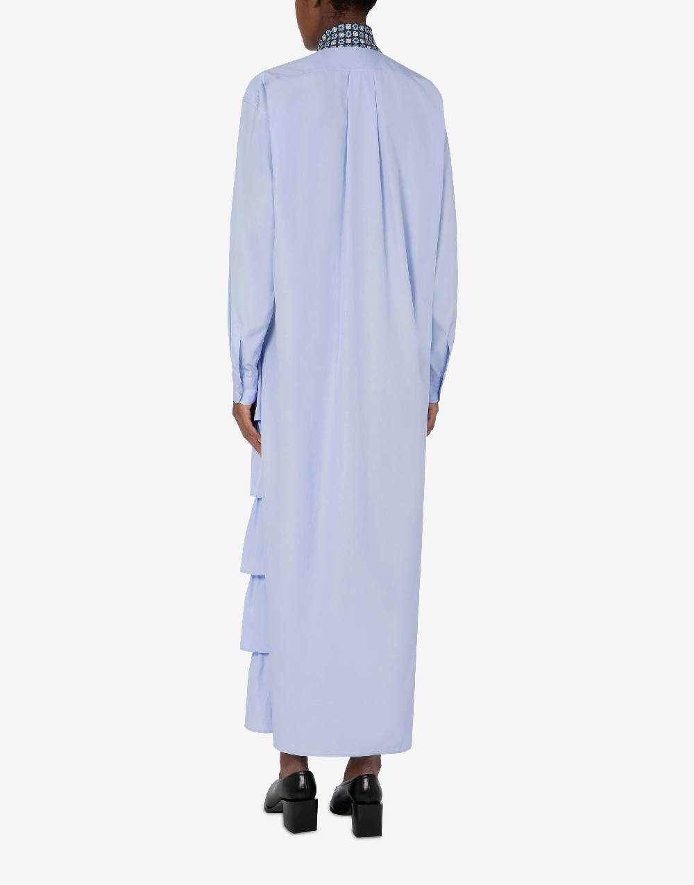 Love Moschino Abito in popeline di cotone Tie Online