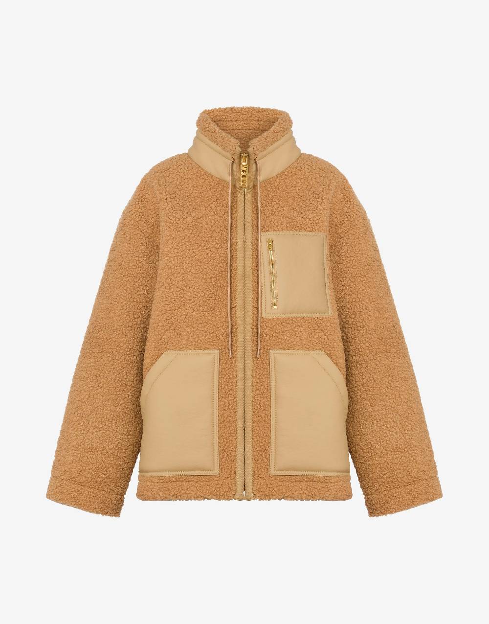 Love Moschino Giacca in tessuto soft con zip Offerte
