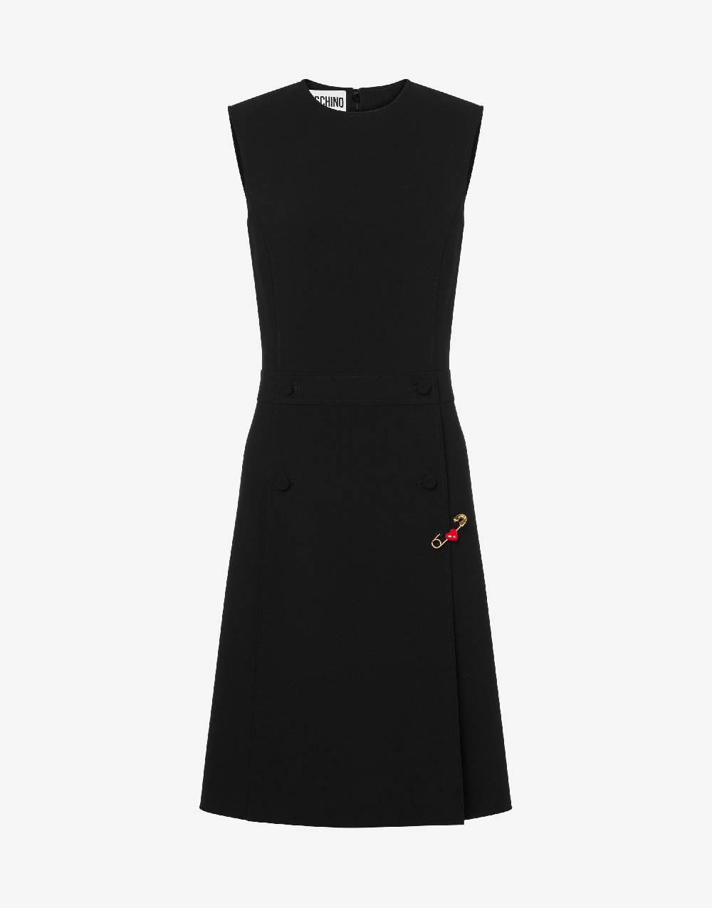Love Moschino Abito Heart Safety Pin Pezzi Unici