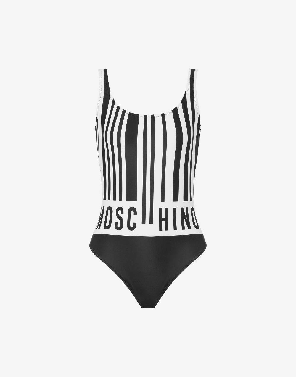 Love Moschino Costume intero con stampa Barcode Acquista Ora