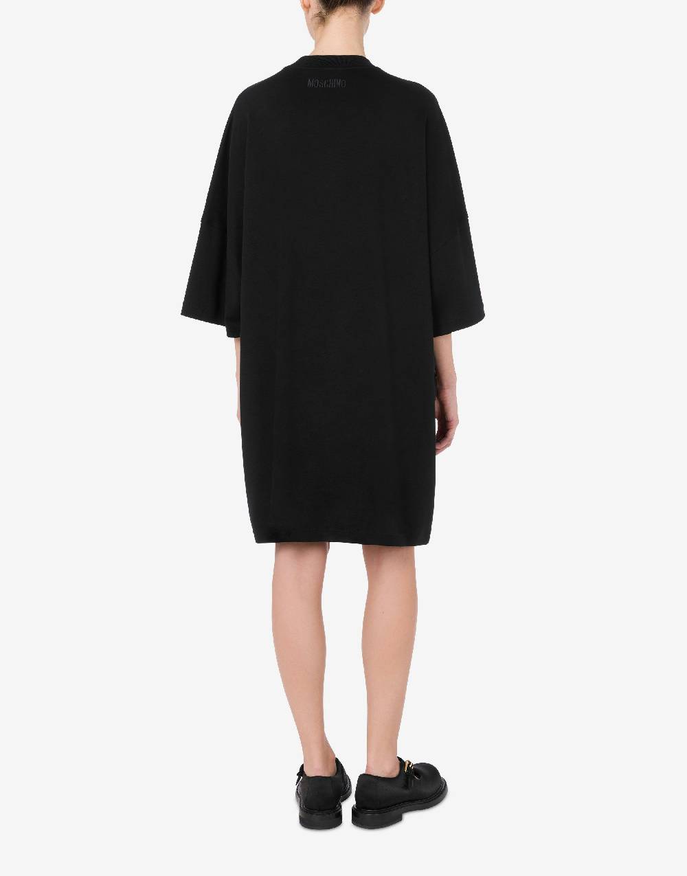 Love Moschino Abito in interlock di cotone Peace & Pearls Italia