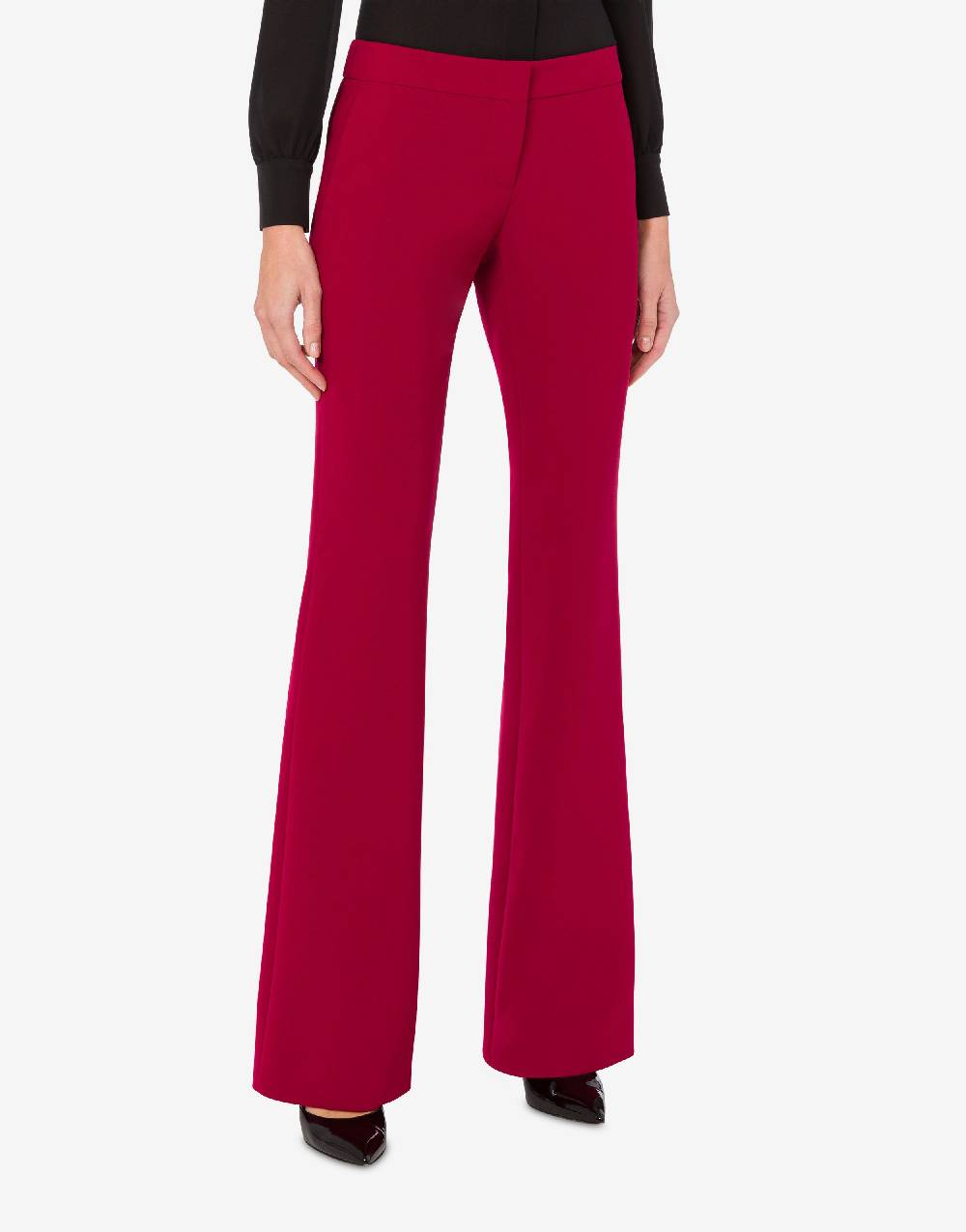Love Moschino Pantalone flare in crêpe Nuovo