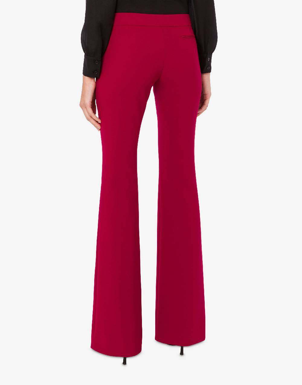 Love Moschino Pantalone flare in crêpe Nuovo