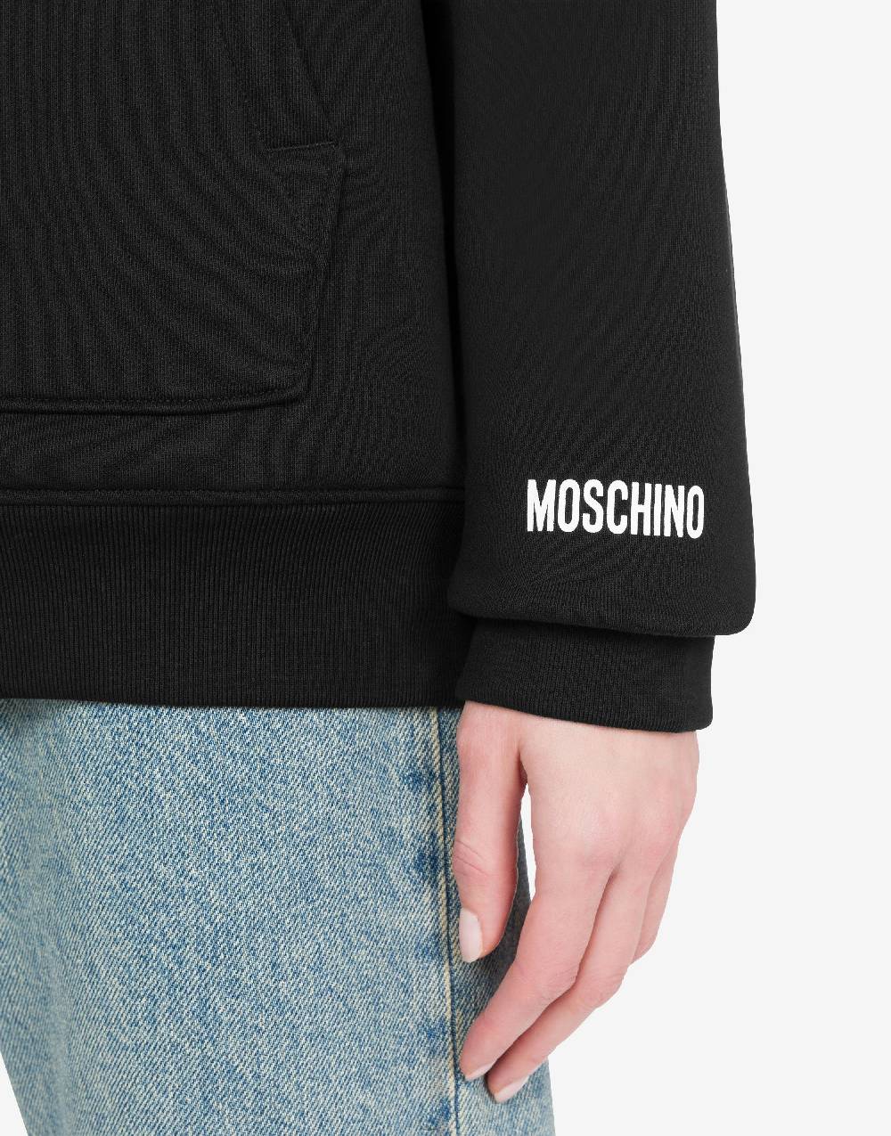 Love Moschino Felpa in cotone organico Smiley® Consegna Veloce