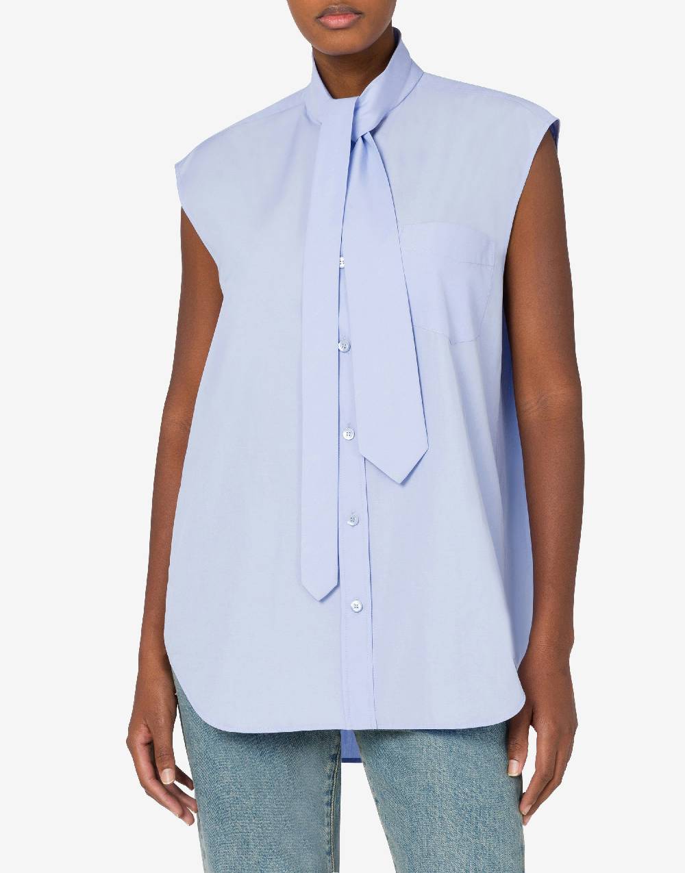 Love Moschino Camicia senza maniche Tie Presa