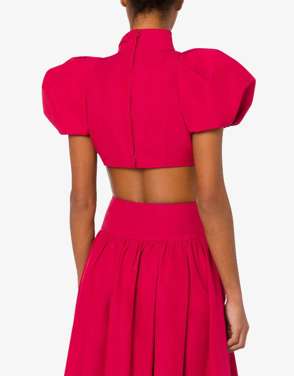 Love Moschino Camicia cropped con maniche a palloncino Online