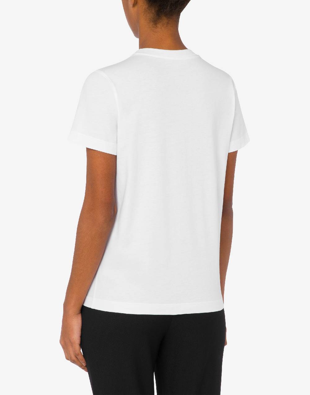 Love Moschino T-shirt Heart Safety Pin Saldi