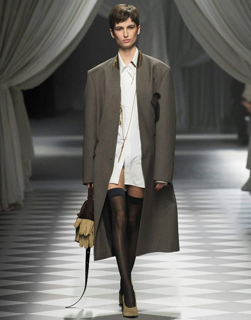 Love Moschino Cappotto in tela di lana Vendite Flash