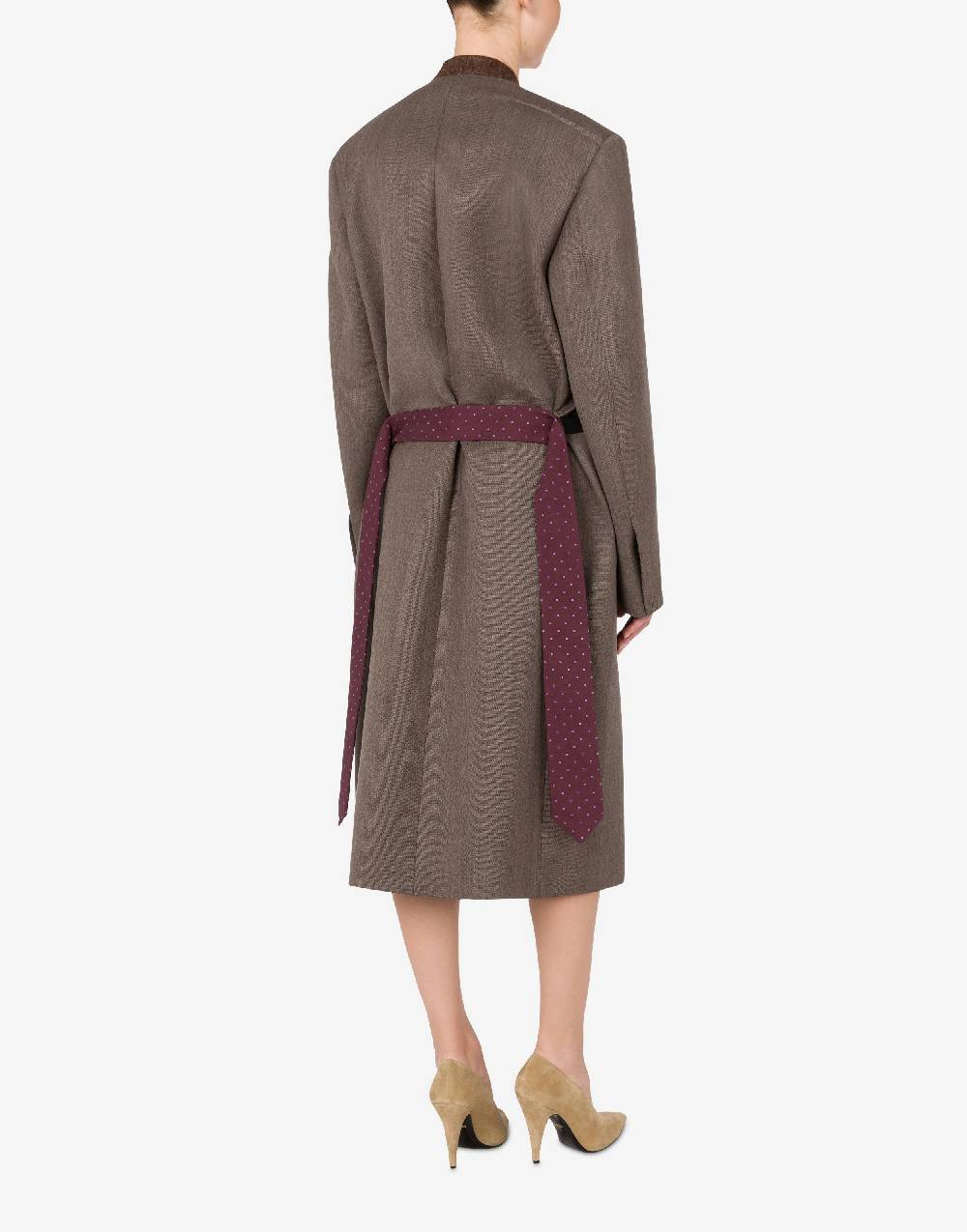 Love Moschino Cappotto in tela di lana Vendite Flash