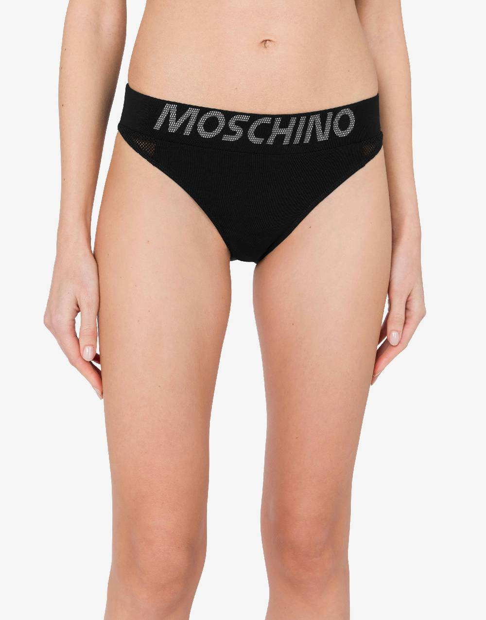 Love Moschino Slip in jersey stretch Mesh Logo Italy