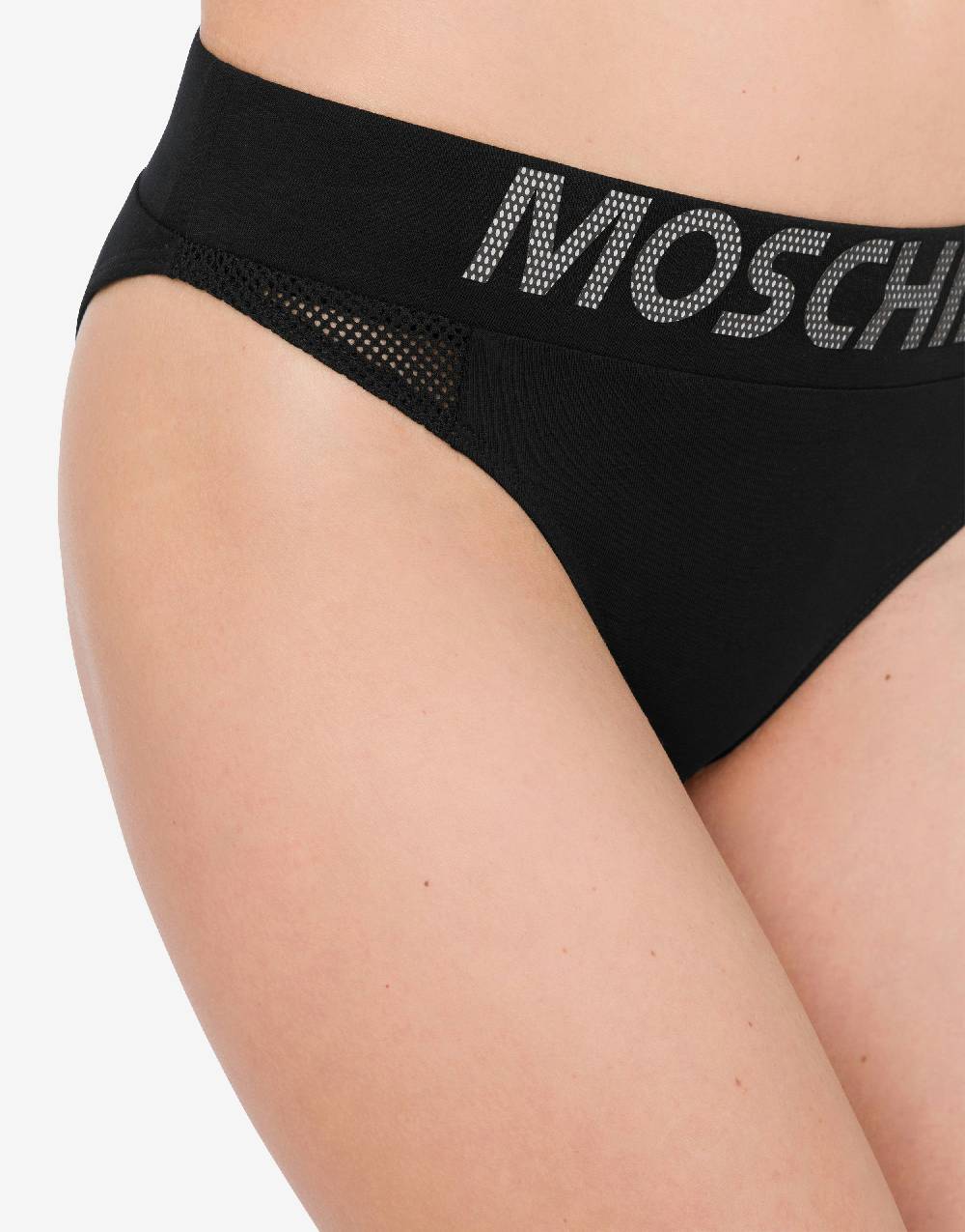 Love Moschino Slip in jersey stretch Mesh Logo Italy