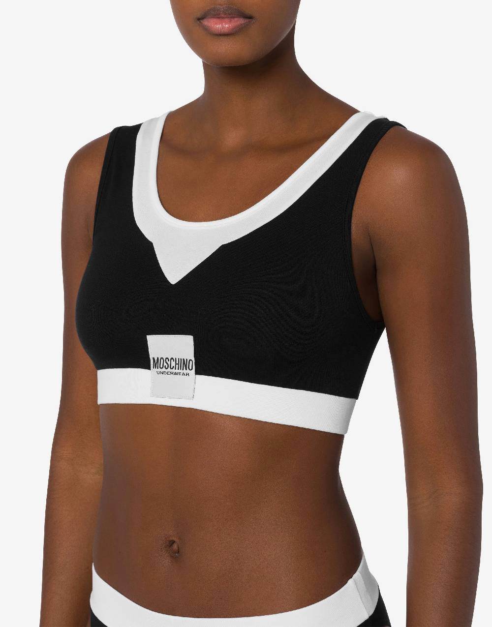 Love Moschino Top underwear in comfort jersey Pezzi Unici