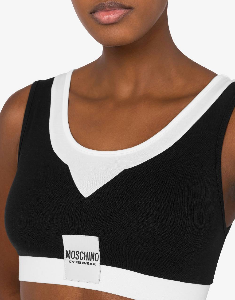 Love Moschino Top underwear in comfort jersey Pezzi Unici