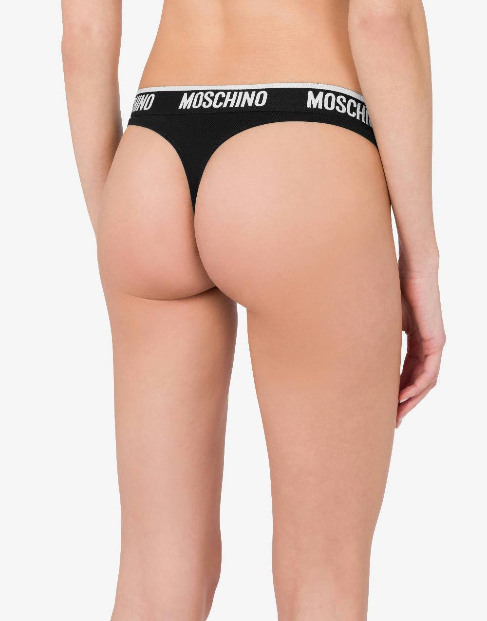 Love Moschino Perizoma in jersey stretch Elastic Logo Band Consegna Veloce