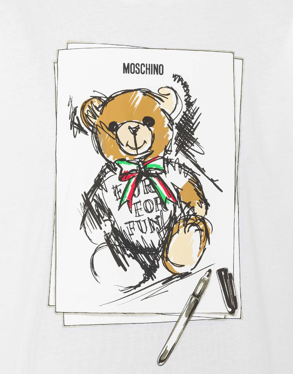 Love Moschino T-shirt oversize Moschino Teddy Bear Prezzo Ridotto