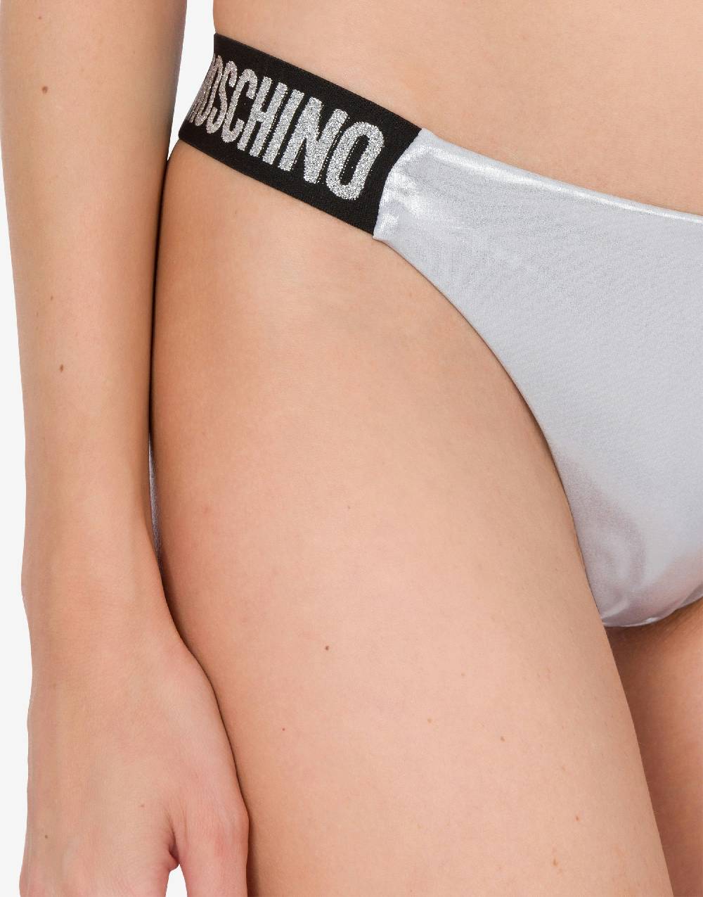 Love Moschino Slip mare Shiny & Silver Presa