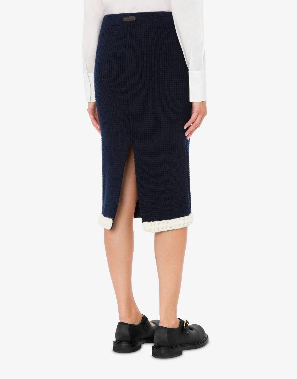 Love Moschino Gonna in lambswool superfine Prezzo basso