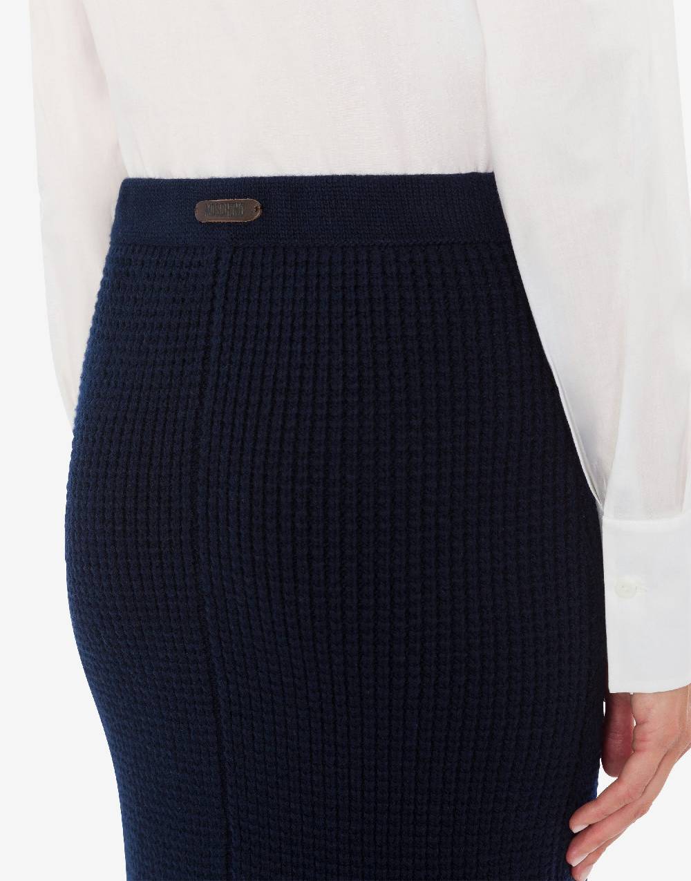 Love Moschino Gonna in lambswool superfine Prezzo basso