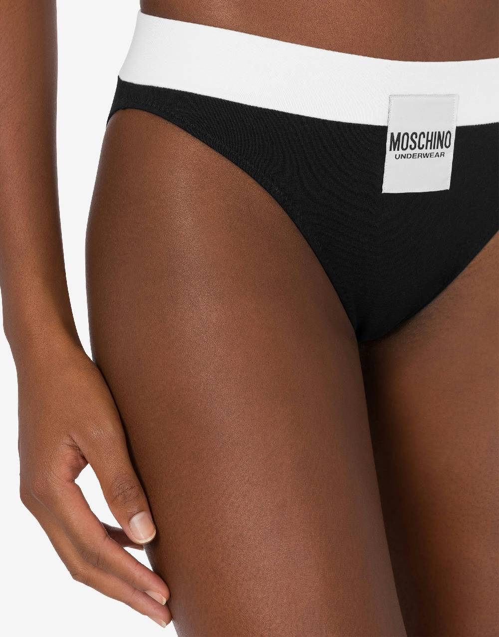 Love Moschino Slip in comfort jersey Logo Label Online