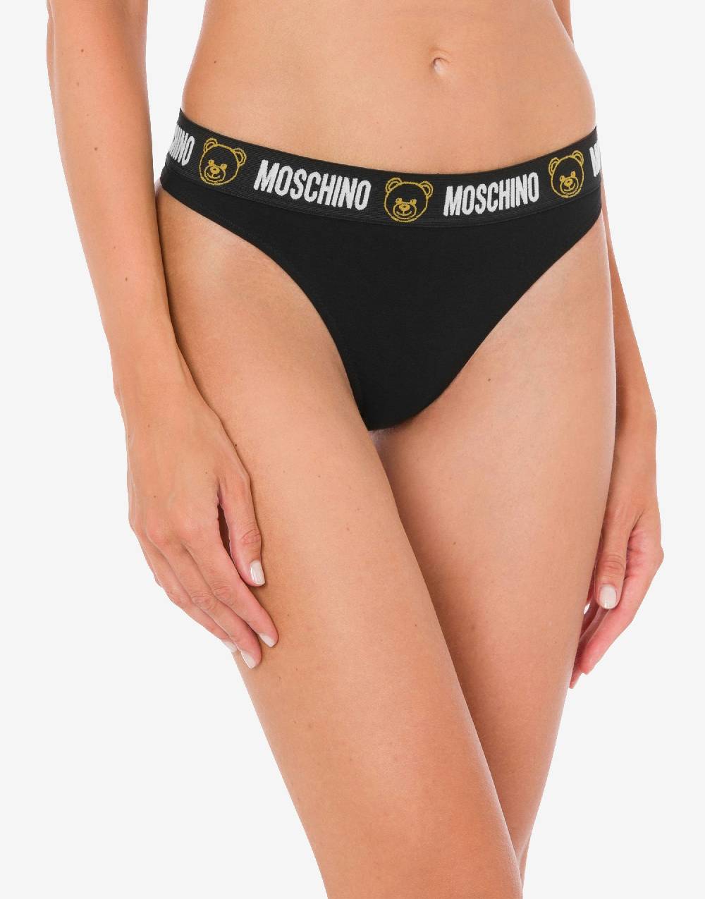 Love Moschino Perizoma in jersey stretch Teddy Elastic Band Outlet