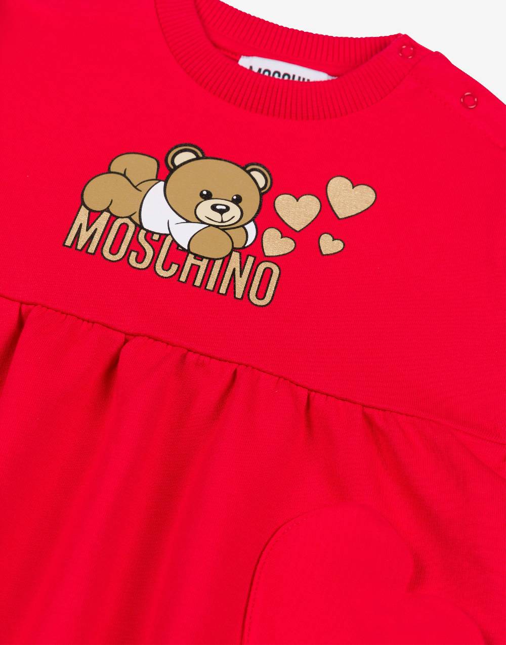 Love Moschino Abito in felpa Lovely Teddy Bear Vendita Calda