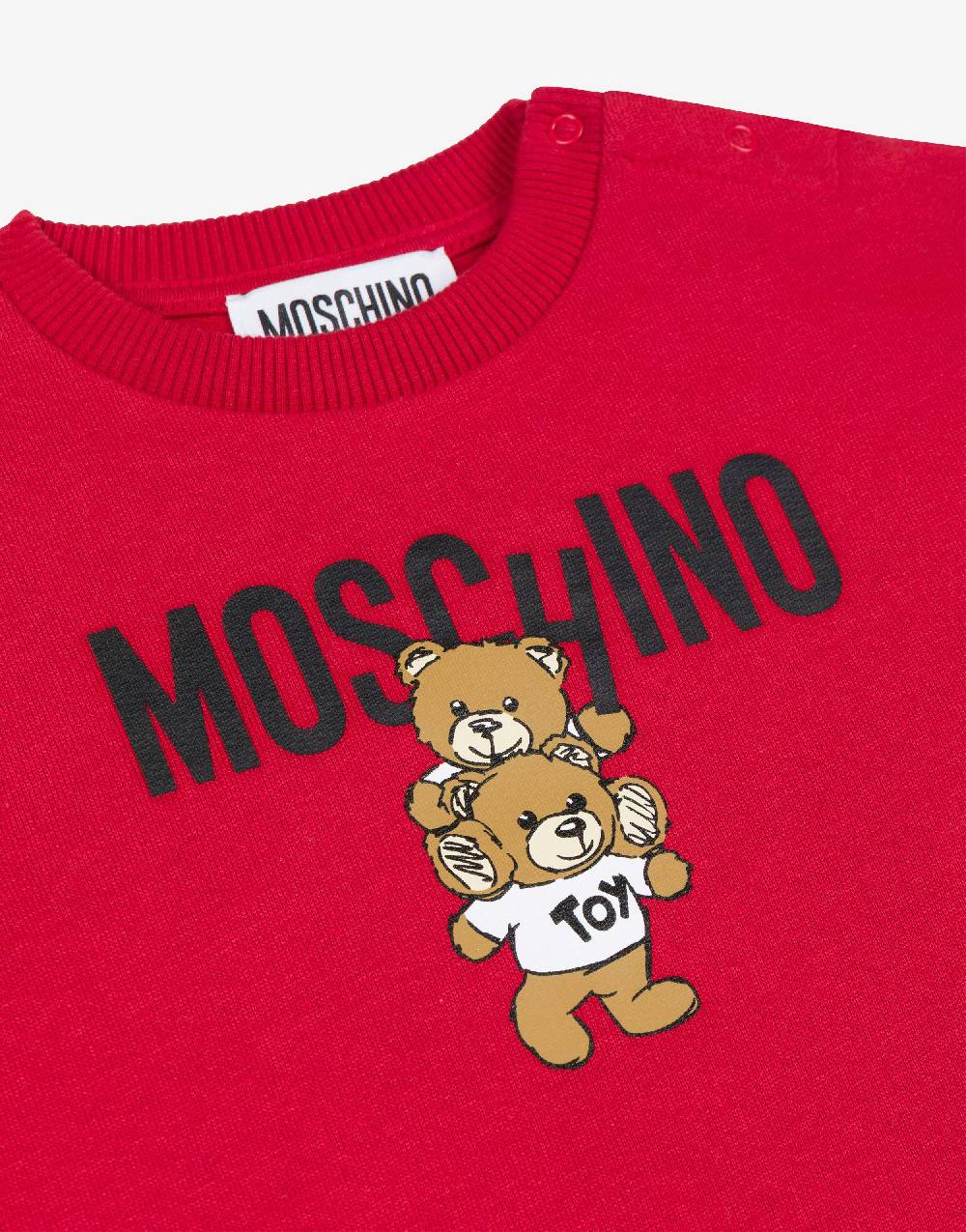 Love Moschino Abito in felpa Teddy Logo Saldi Di Fabbrica