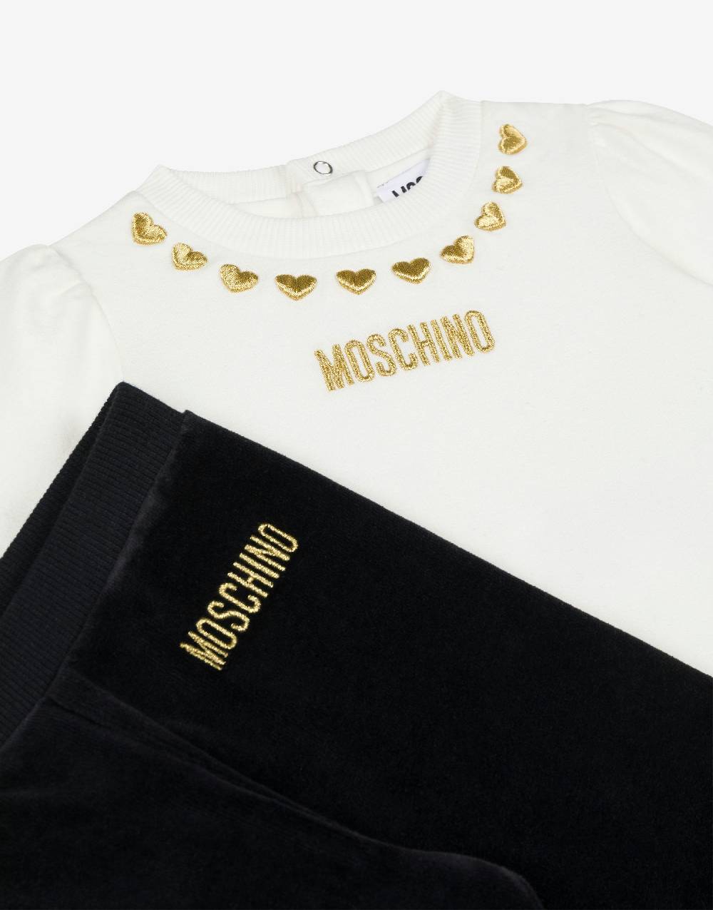 Love Moschino Completo tuta in felpa Gold Hearts Officina