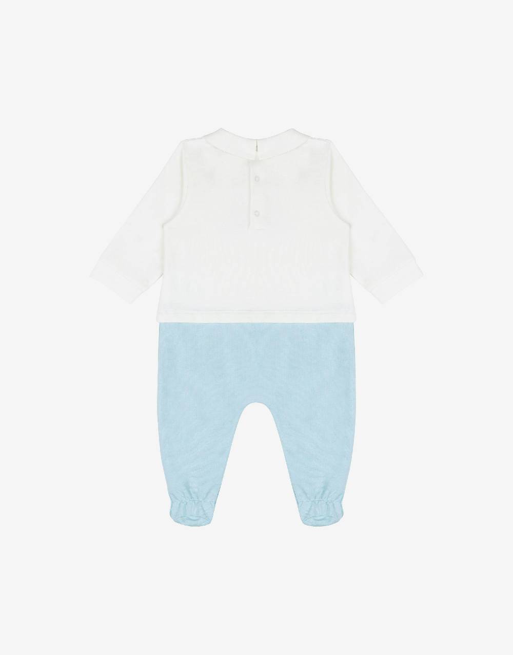 Love Moschino Tutina in cotone organico Teddy Logo Economico
