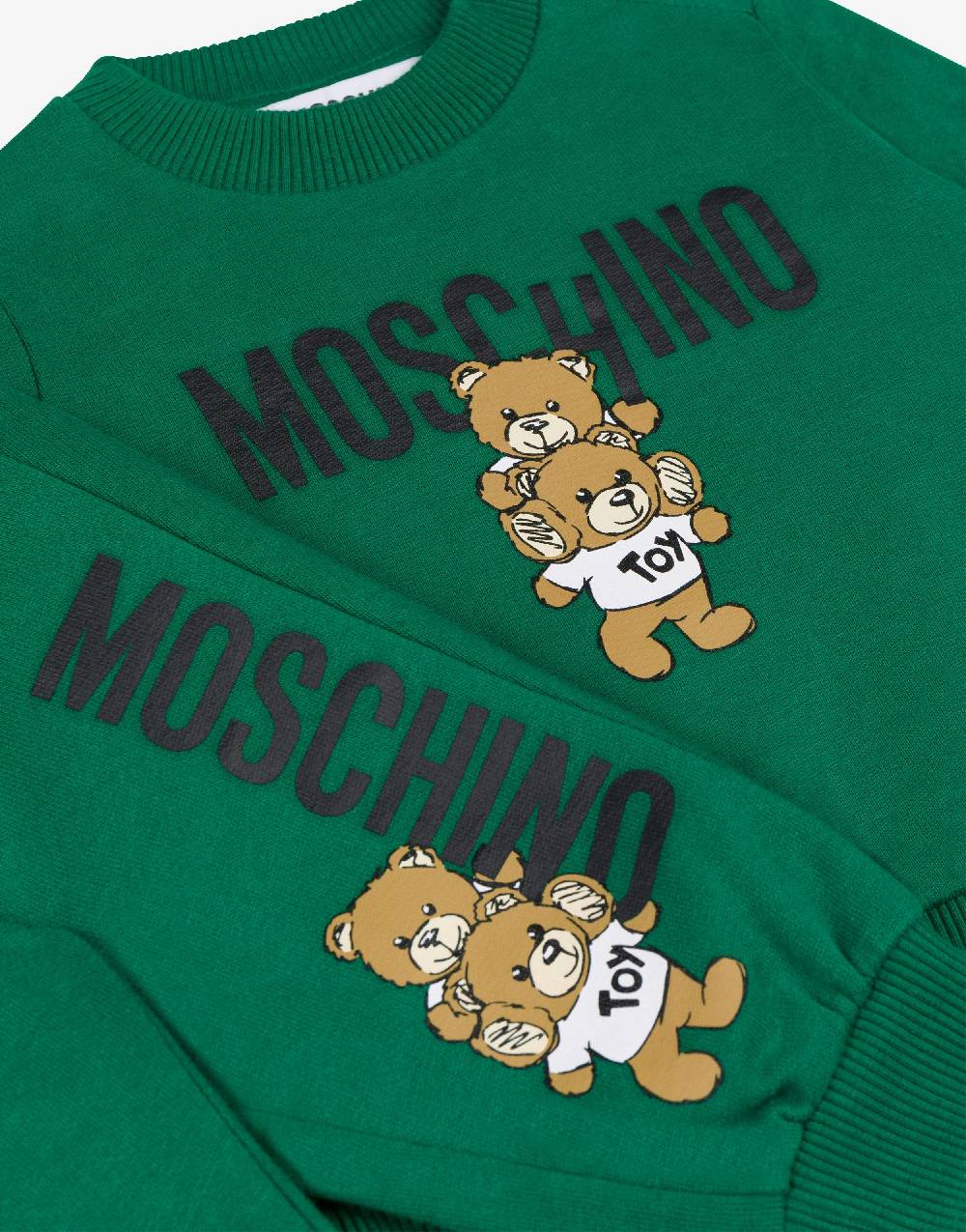 Love Moschino Completo tuta in felpa Teddy Logo Outlet