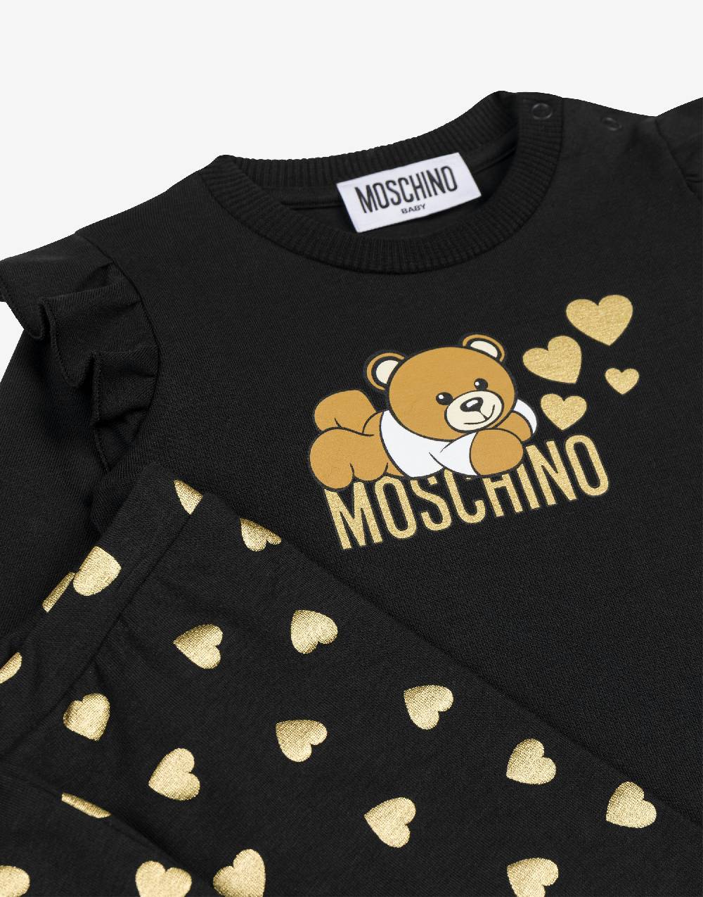 Love Moschino Completo t-shirt e leggings in jersey Lovely Teddy Bear Hotsell