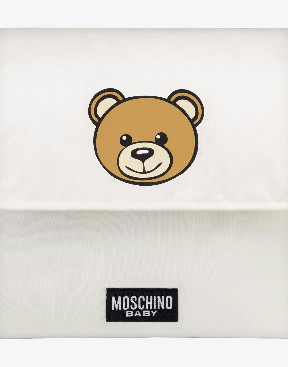 Love Moschino Borsa mamma in felpa con patch Negozio