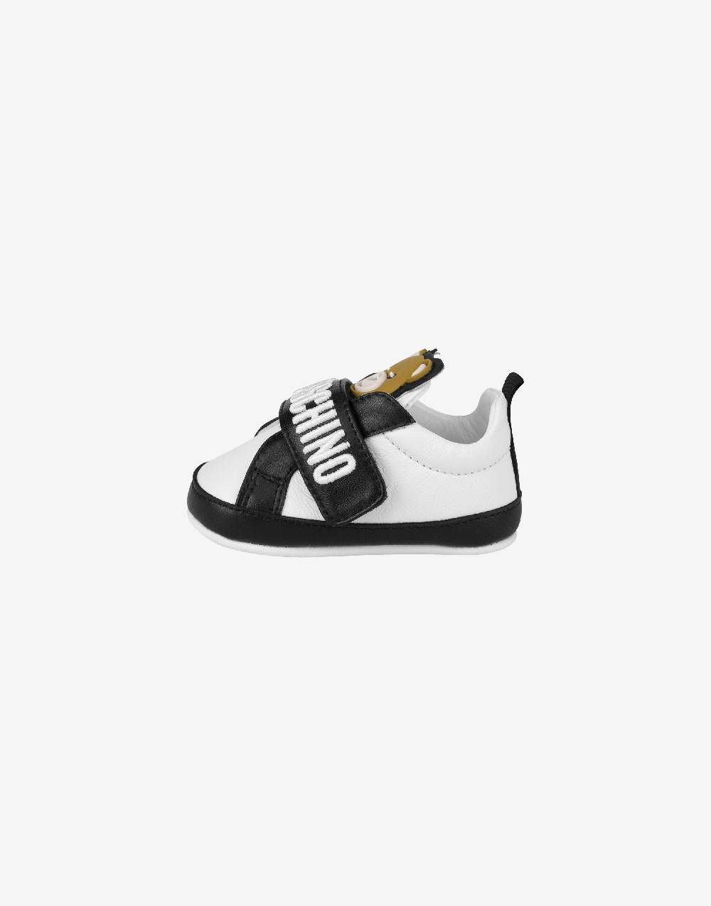 Love Moschino Sneakers in nappa Teddy Patch Vendita