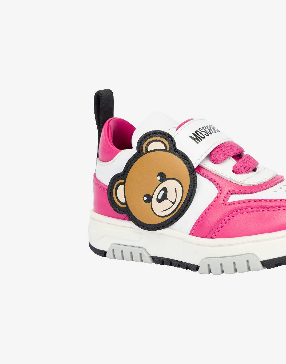 Love Moschino Sneakers in vitello Teddy Patch Consegna Veloce
