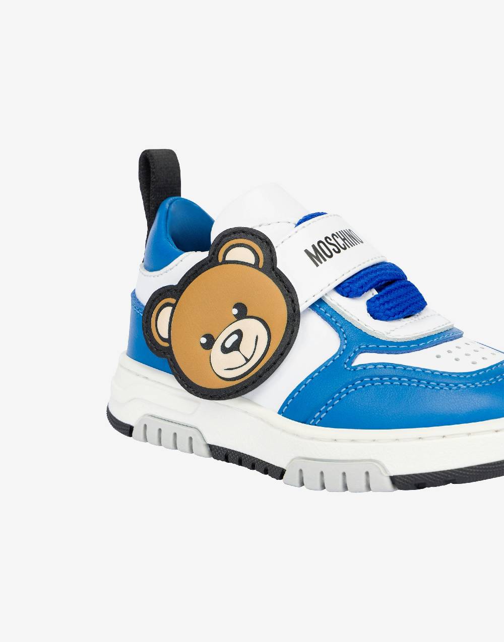 Love Moschino Sneakers in vitello Teddy Patch Promozione Limitata