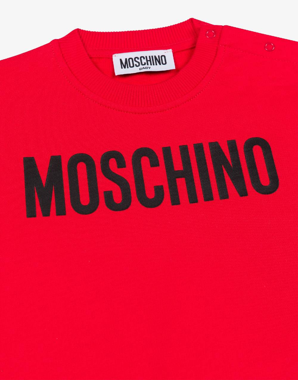Love Moschino Felpa in cotone Logo Print Fino Al -60%