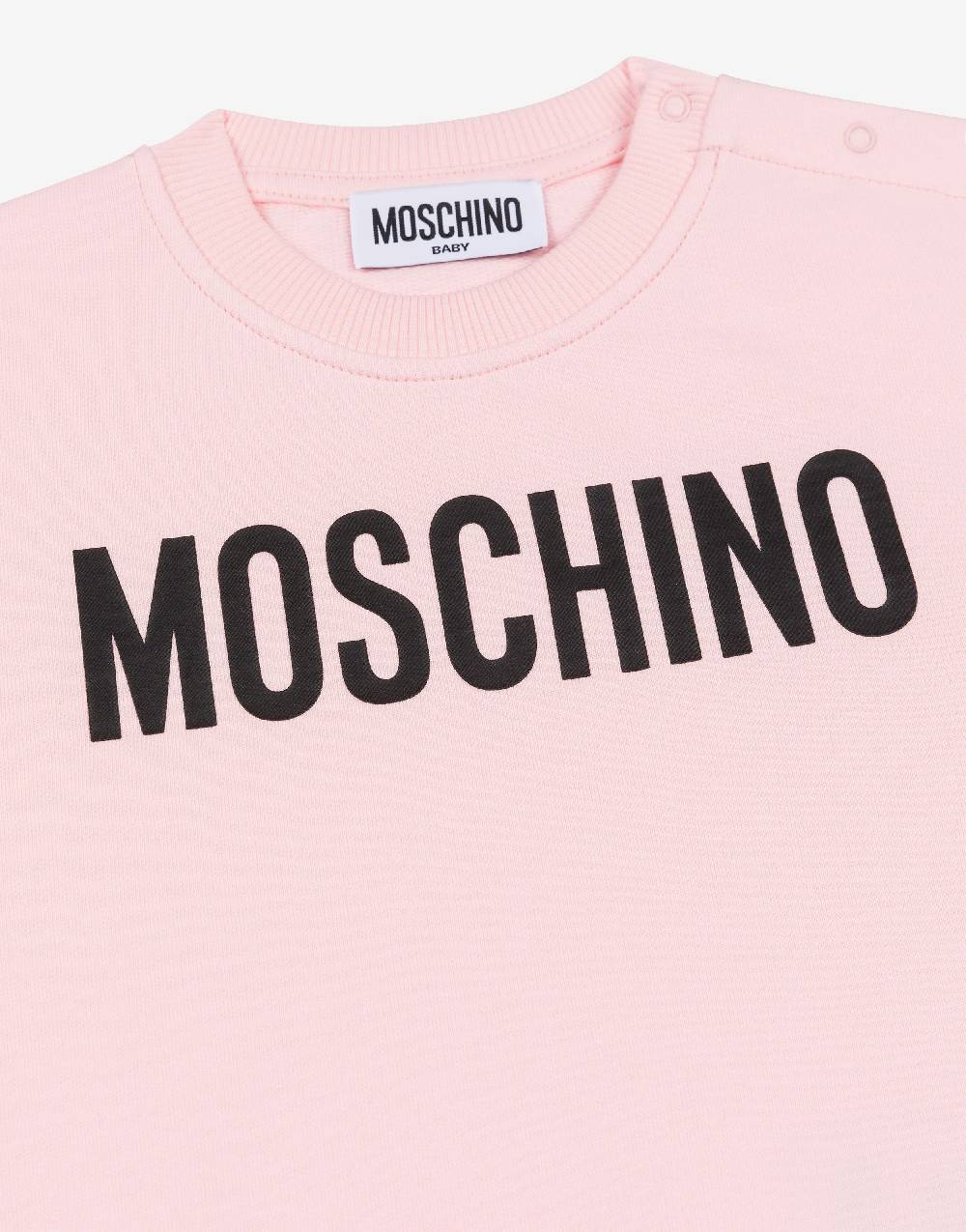 Love Moschino Felpa in cotone Logo Print Online
