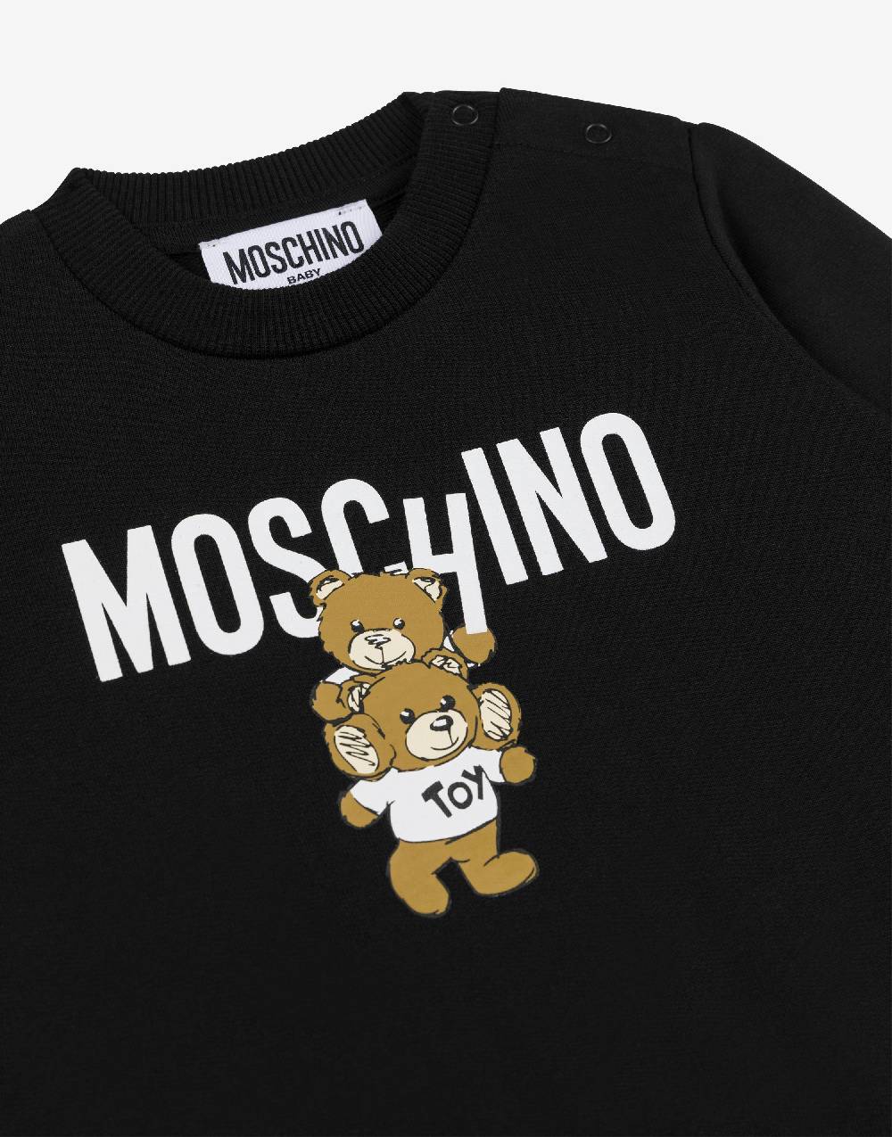 Love Moschino Felpa in cotone Moschino Teddy Bear Nuova