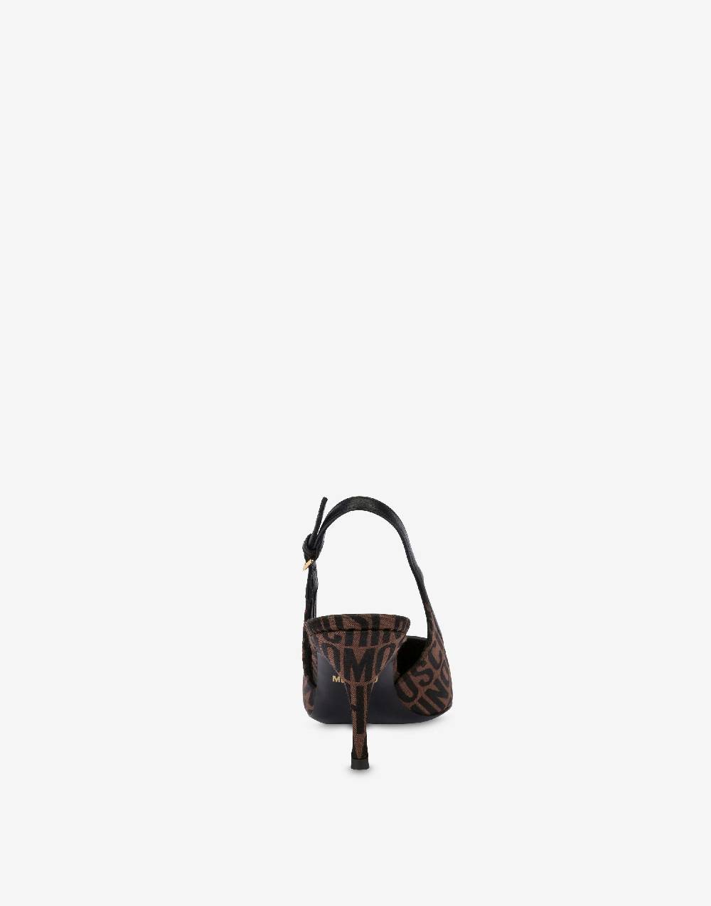 Love Moschino Slingback in nylon Allover Logo 2025