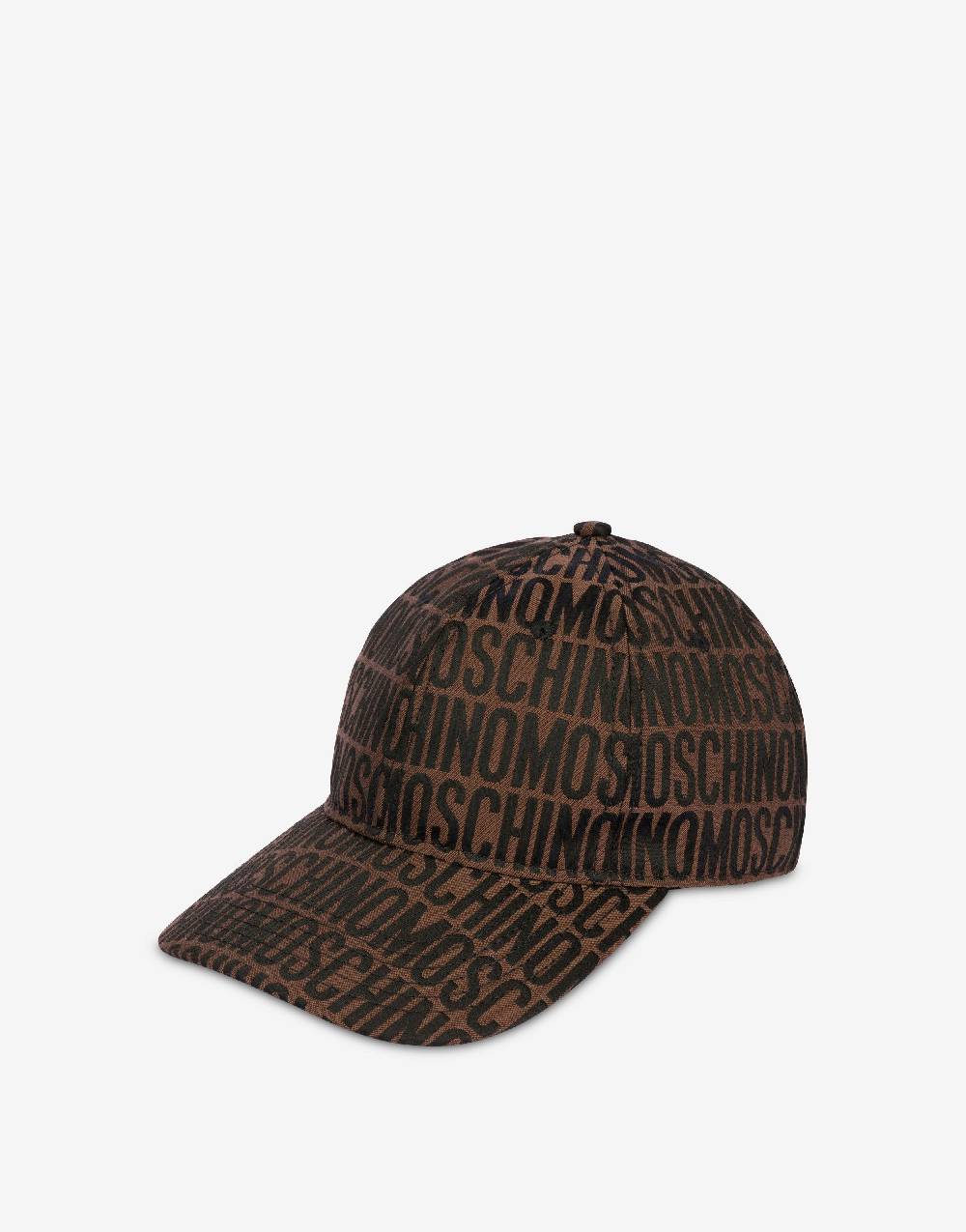 Love Moschino Cappello in nylon Allover Logo In Linea