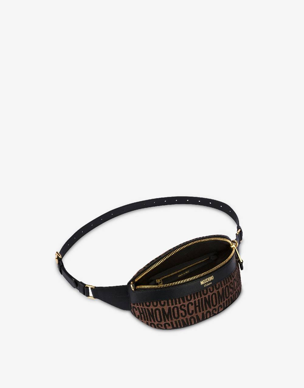 Love Moschino Marsupio in nylon Allover Logo Nuovo