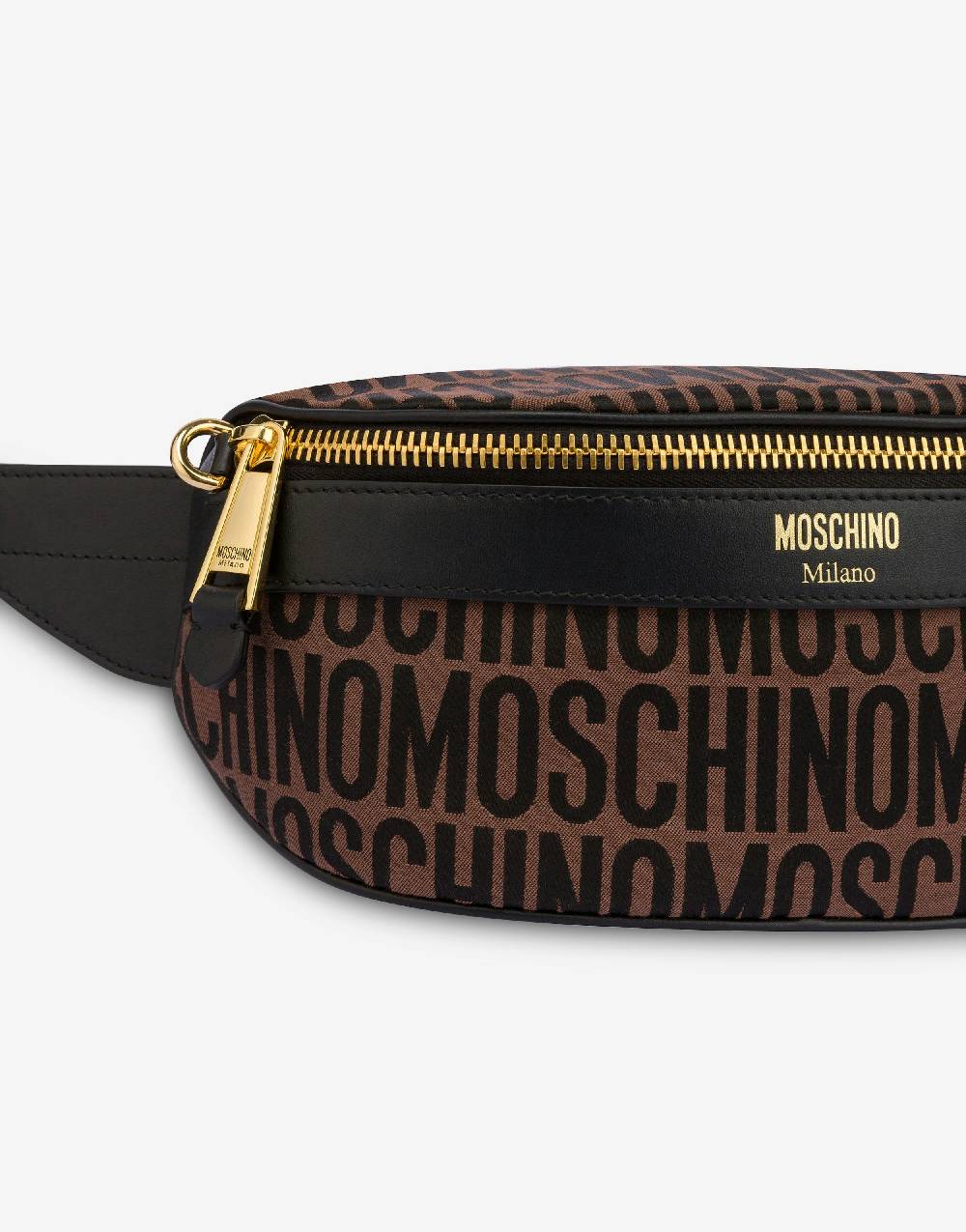 Love Moschino Marsupio in nylon Allover Logo Nuovo