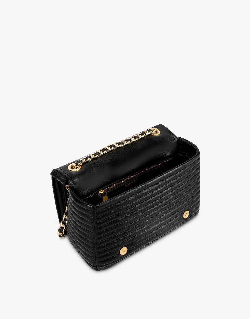 Love Moschino Biker Bag in nappa Consegna Veloce