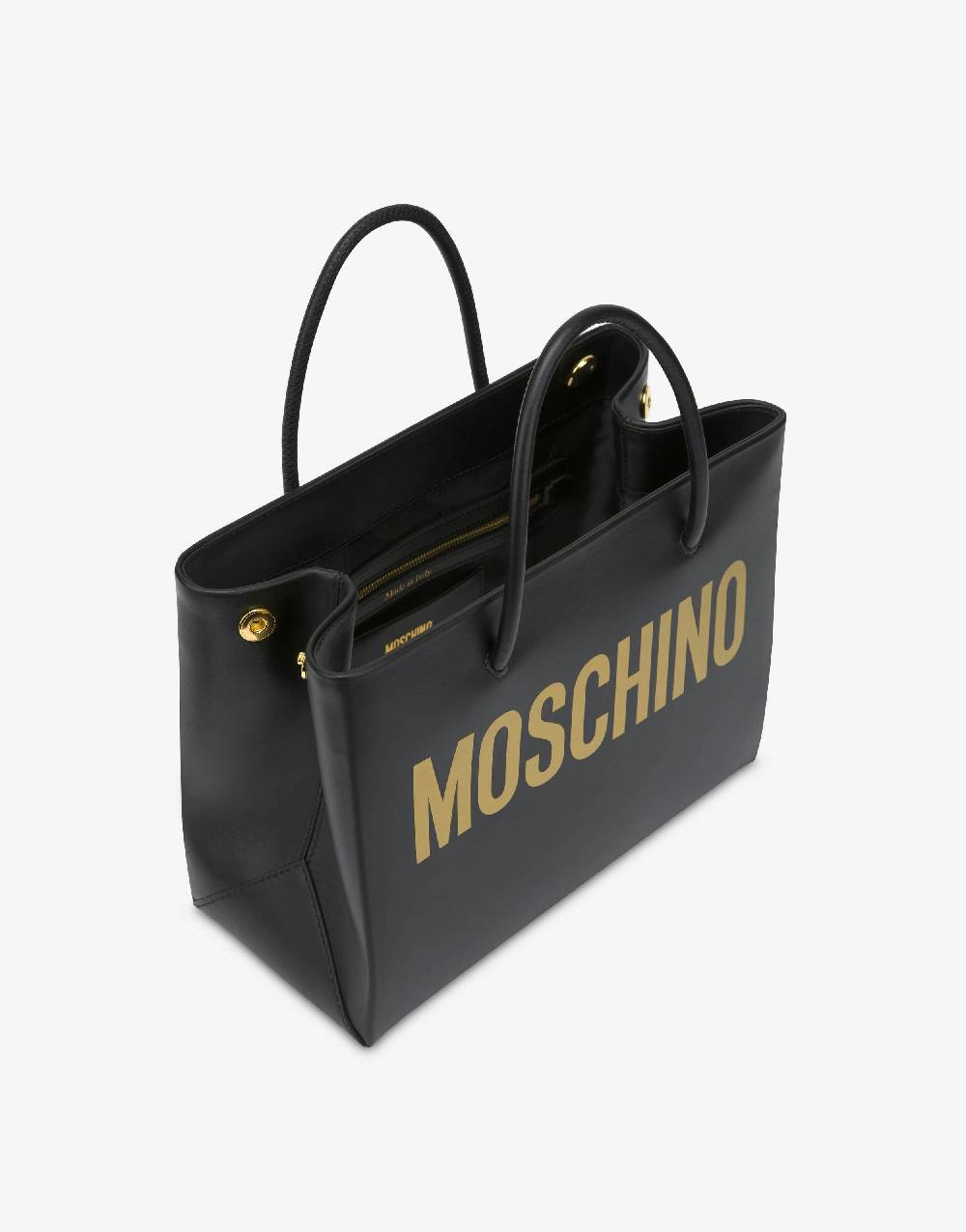Love Moschino Piccola Shopper in vitello con logo Fino Al -60%