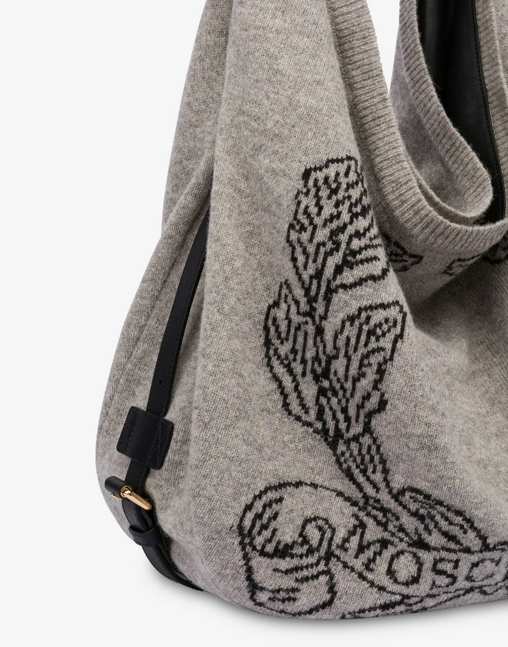 Love Moschino Moschino Handle Me bag in shetland Shopping Online