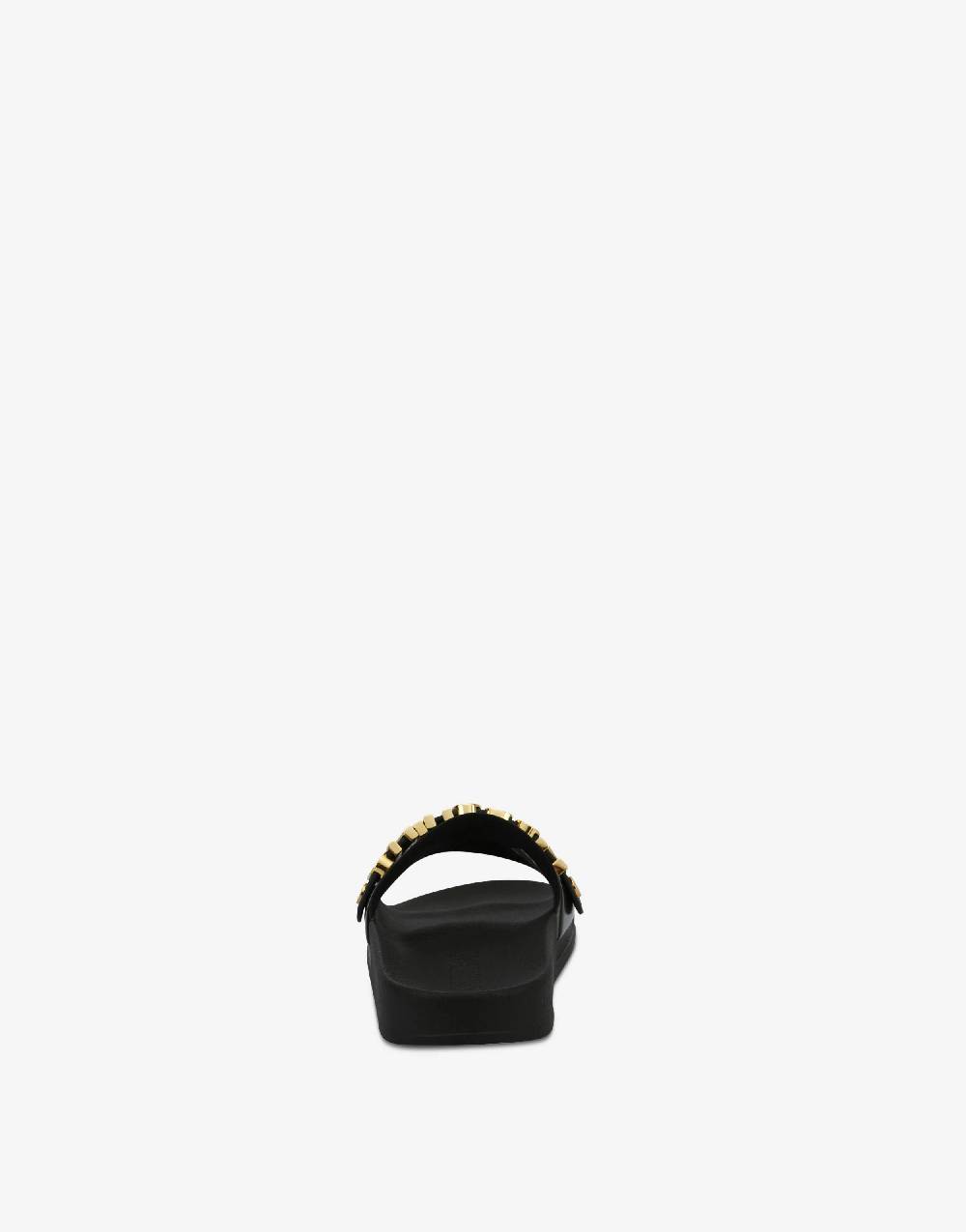 Love Moschino Slide sandal in PVC con logo Lettering Promozione Limitata